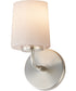 Durham 1-Light Wall Sconce Satin Nickel