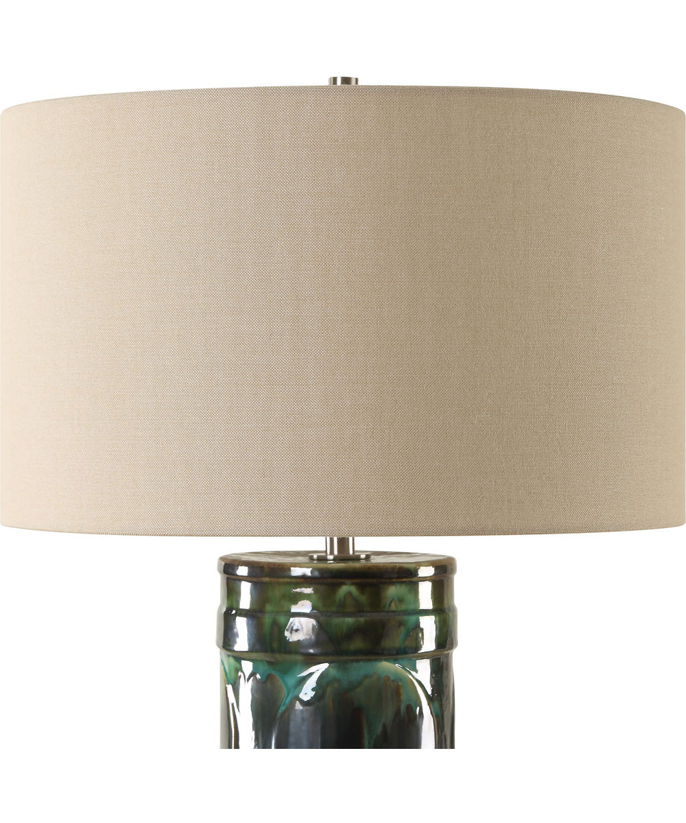 Loch Green Glaze Table Lamp