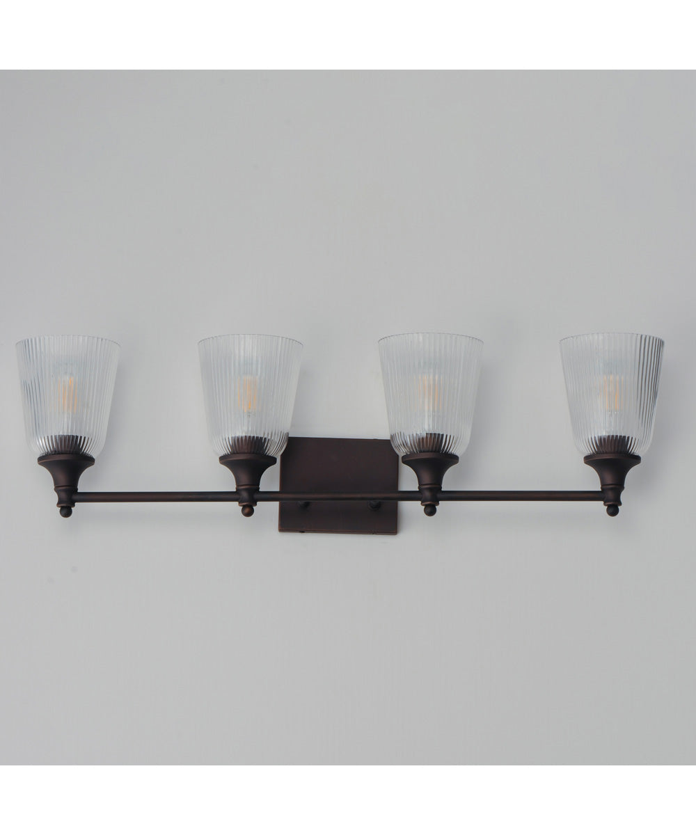 Julip 4-Light Bath Vanity Dark Bronze