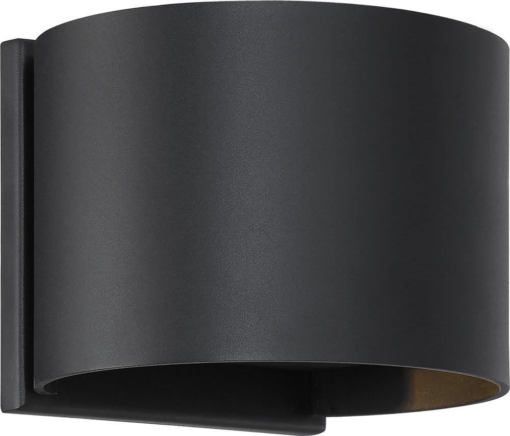 5"H Lightgate 1-Light LED Wall Light Outdoor Black