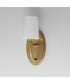 Durham 1-Light Sconce Natural Aged Brass