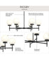 Rigsby 6-Light Medium Chandelier Matte Black