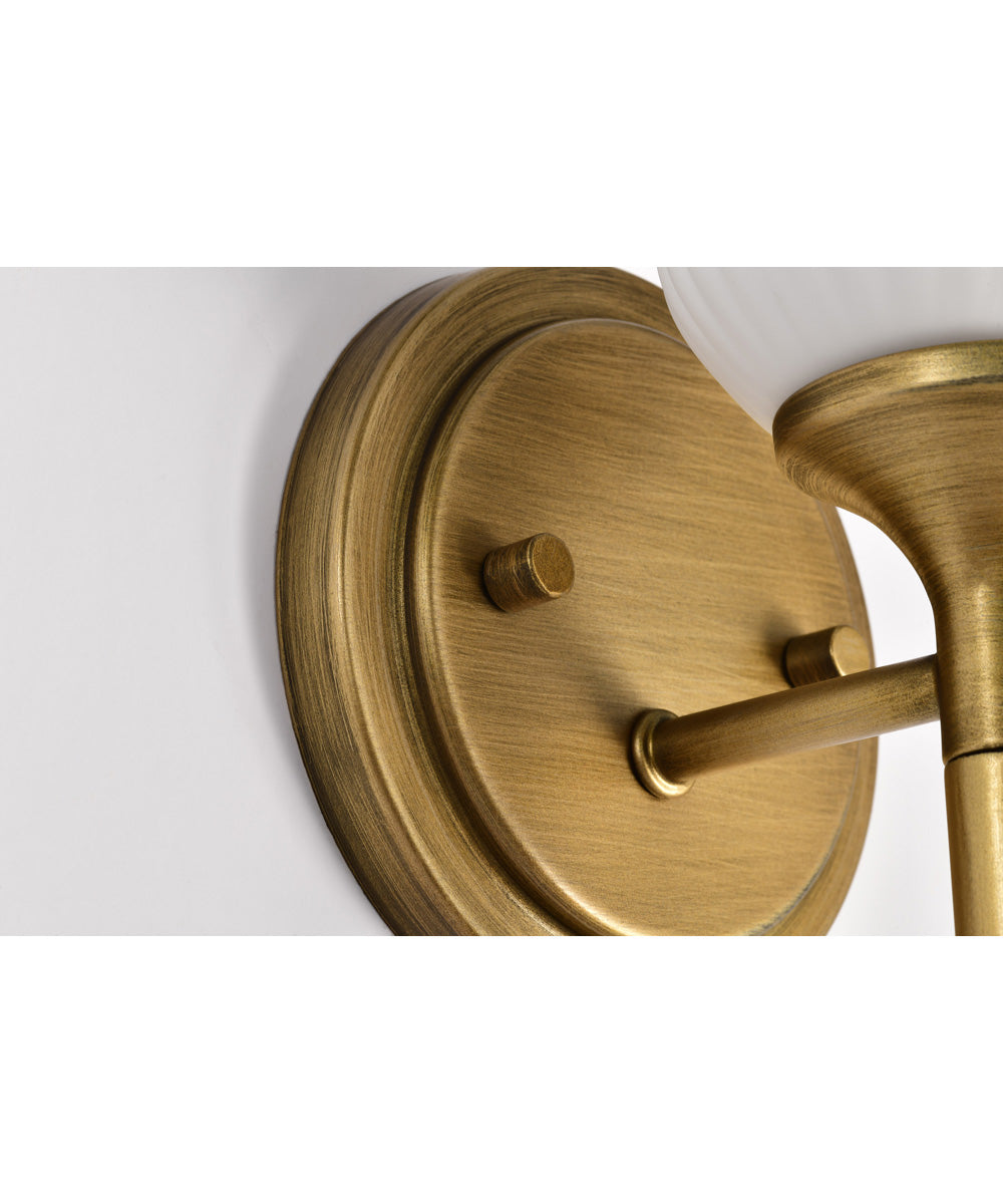 Solara 1-Light Vanity & Wall Natural Brass