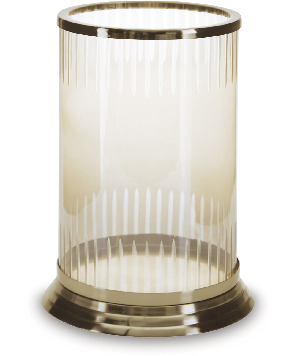 Aavinson Candle Holder Amber/Gold