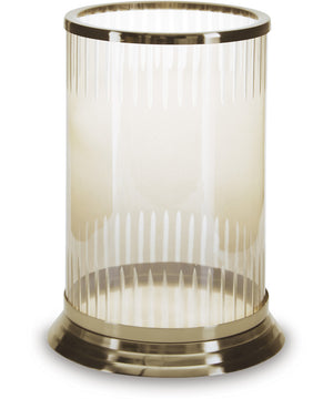 Aavinson Candle Holder Amber/Gold