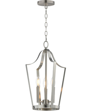 Arden 3-Light Pendant Satin Nickel