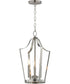Arden 3-Light Pendant Satin Nickel