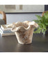 Teak Flow White Wash Outdoor Bowl
