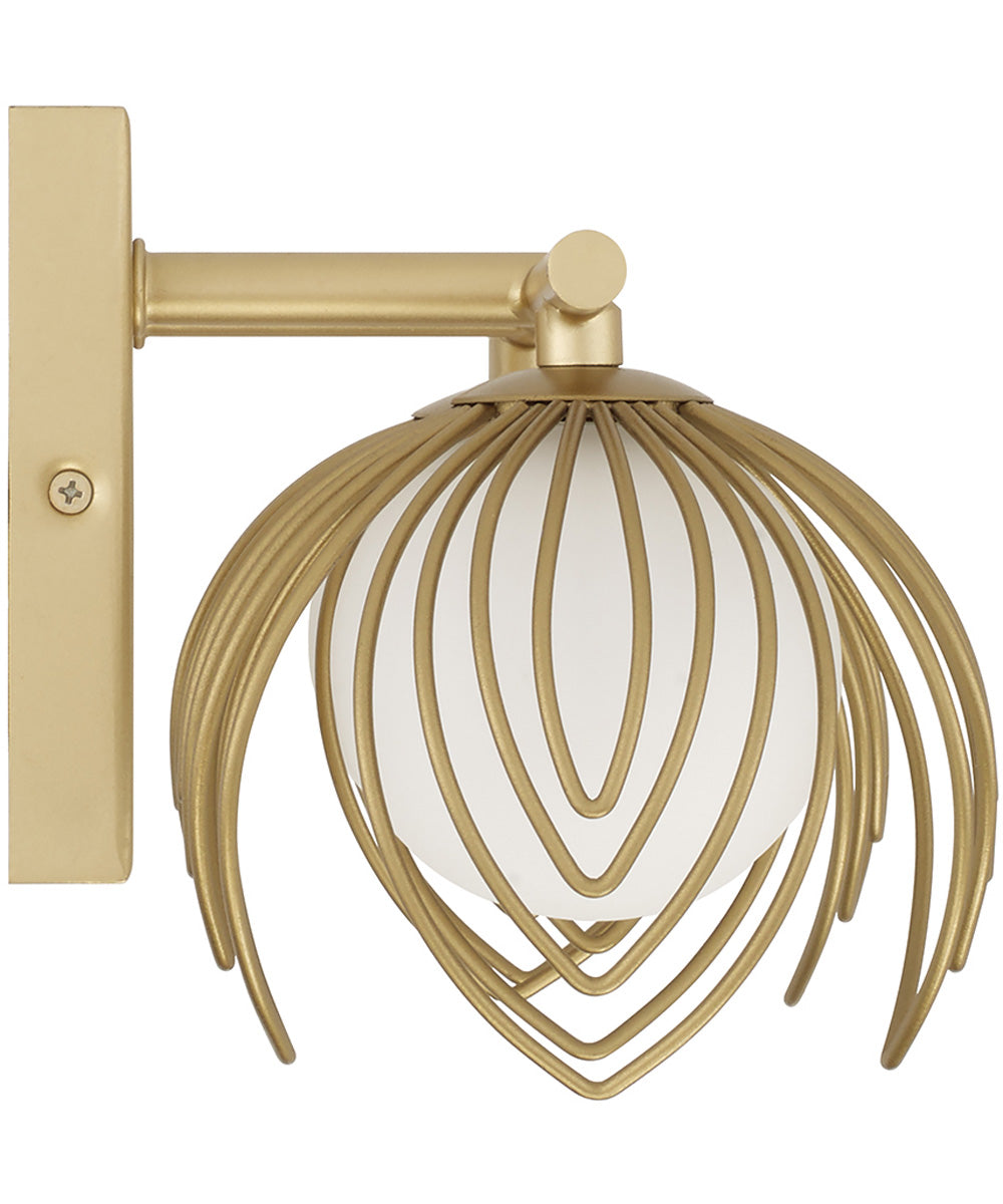 Flora 2-Light Vanity Buffed Gold