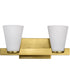 Royale 2-Light Vanity & Wall Burnished Brass