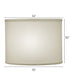 14x15x10 Parchment Butcher Linen Drum Hardback Lampshade