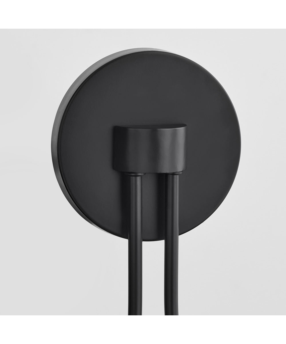 Jerome 2-light Wall Mount Light Fixture Matte Black