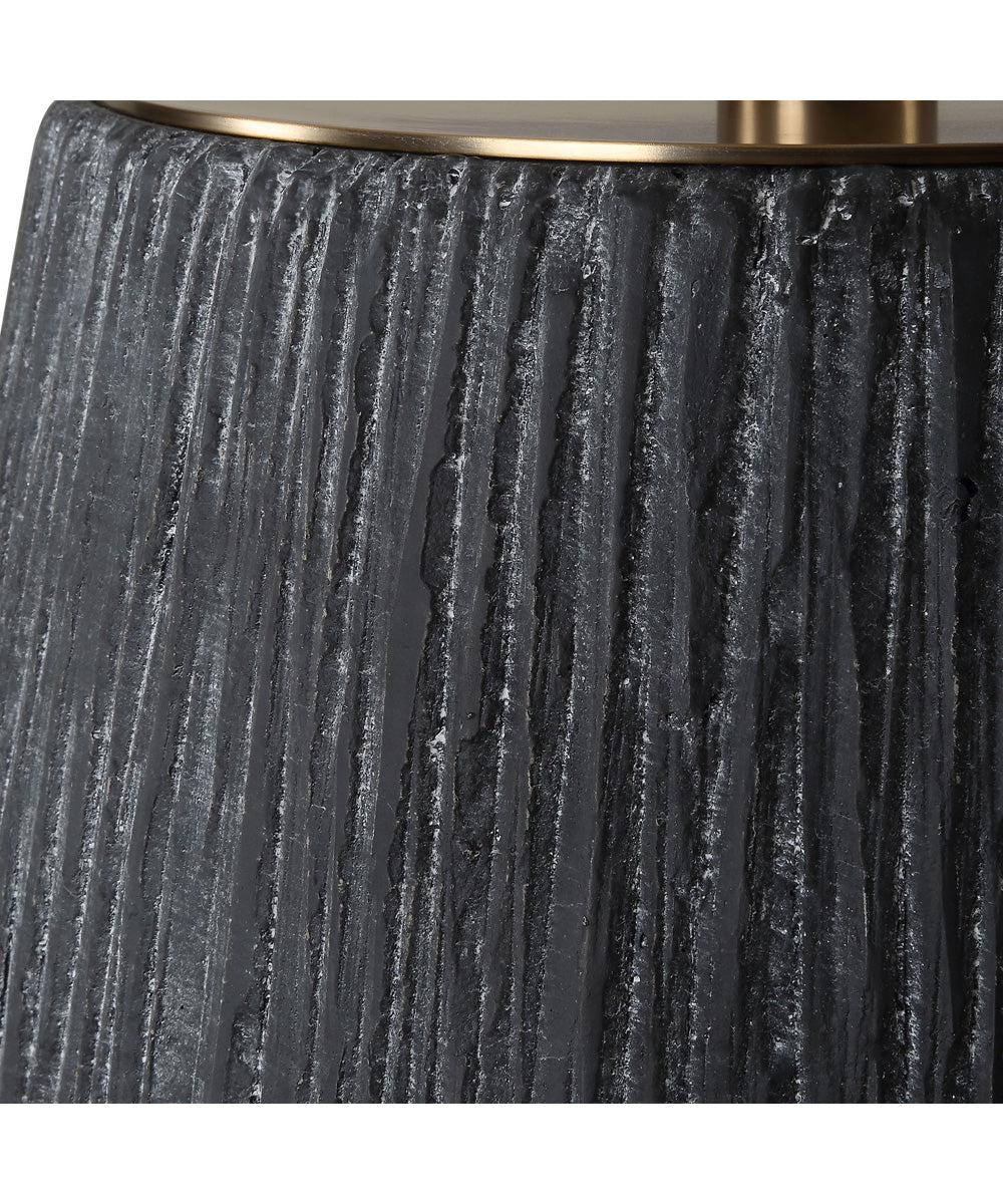 Americana Aged Black Table Lamp