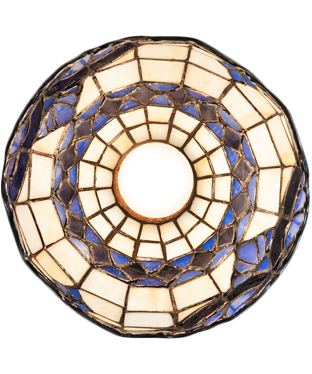 7" Wide Baroque Flushmount