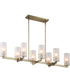 Mistie 8 Light Linear Chandelier