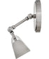 Arti 2-Light Large Adjustable Accent Light in Polished Antique Nickel