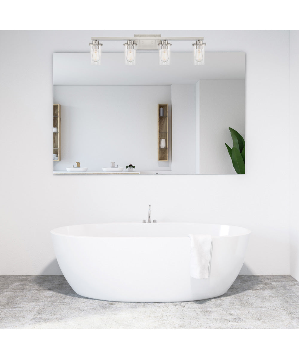 Jedrek 4 Light Vanity Brushed Nickel