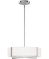 Dexter 15 inch LED Flush Mount/ Pendant Convertibie Satin Nickel