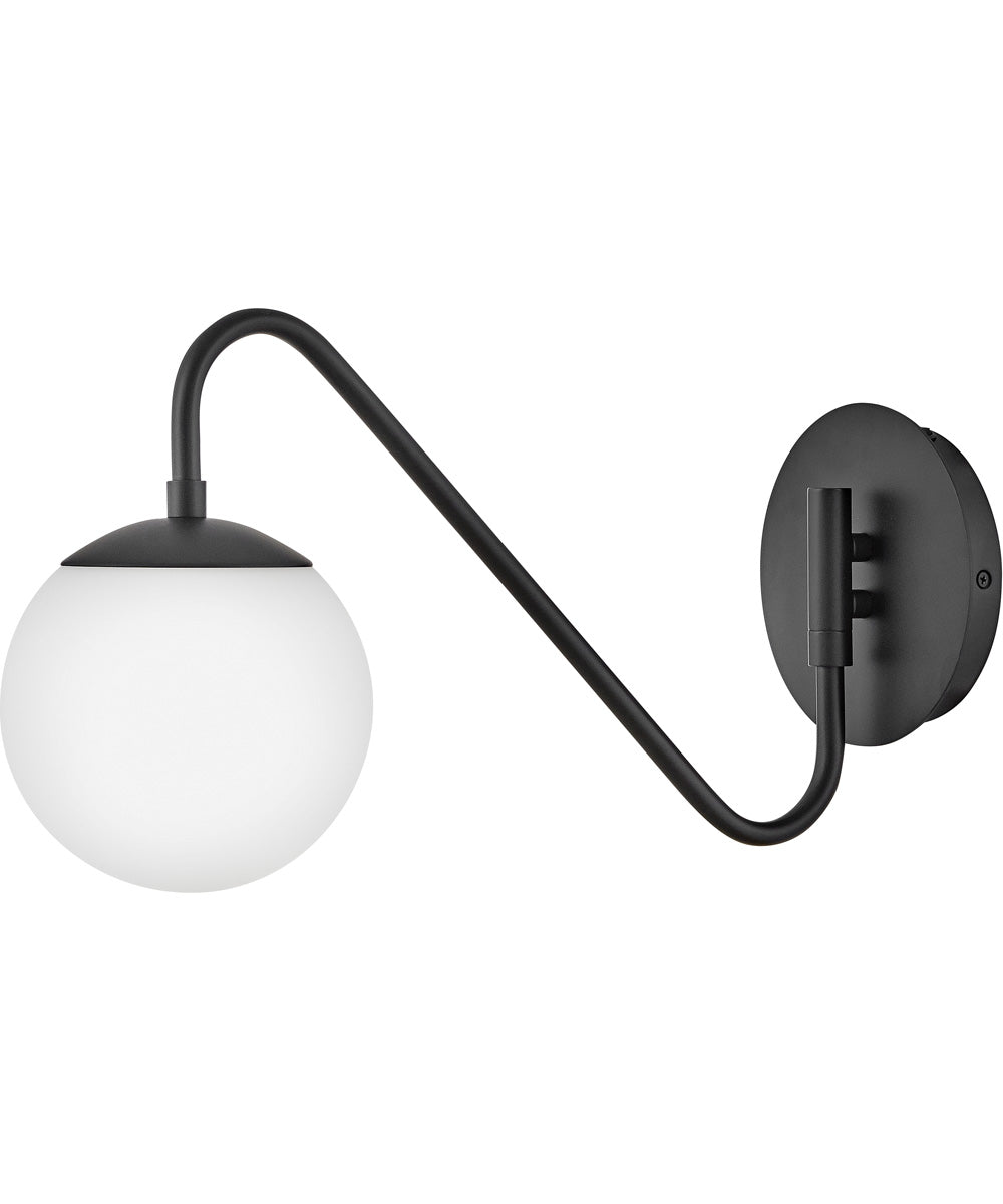 Dottie 1-Light Small Single Light Sconce in Black