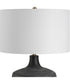 Graphite Ribbed Table Lamp