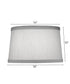 14x16x10 Global White Tapered Drum Hardback Lampshade