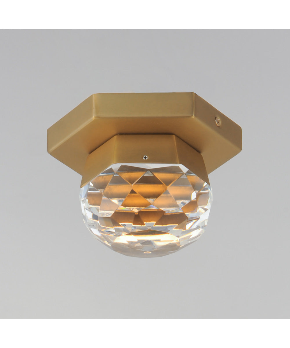 Allumettes 1-Light LED Flush Mount Gold
