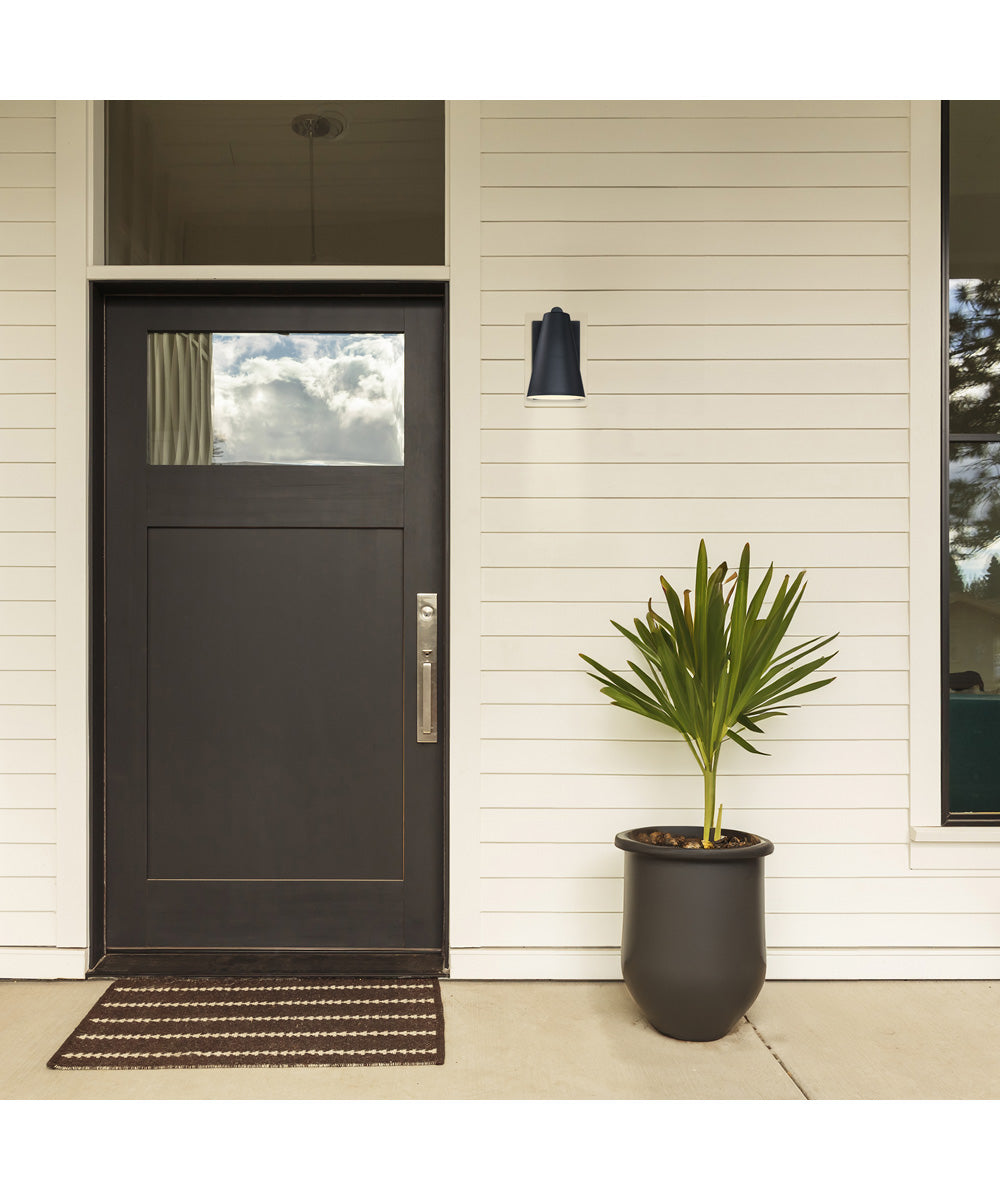 Cedar Mist Outdoor Wall Sconce Black