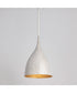 Fleur Small 1-Light Pendant White/Gold