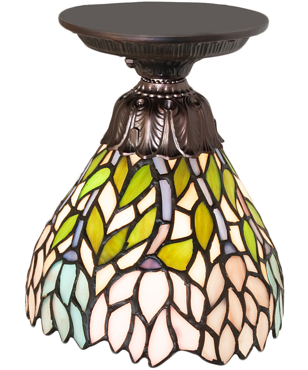 7" Wide Wisteria Flushmount