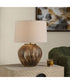 McKinley Textured Brown Table Lamp