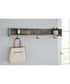 Neilsville Wall Mounted Coat Rack w/Shelf Multi Gray