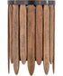 Marimba Wall Sconce Walnut