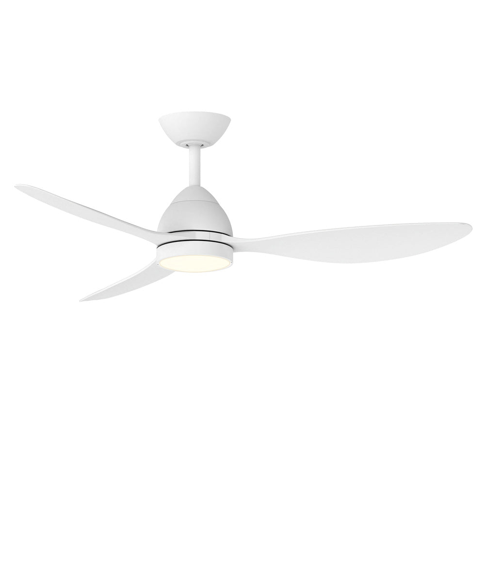 Drifter 52 inch Outdoor Fan w LED Matte White
