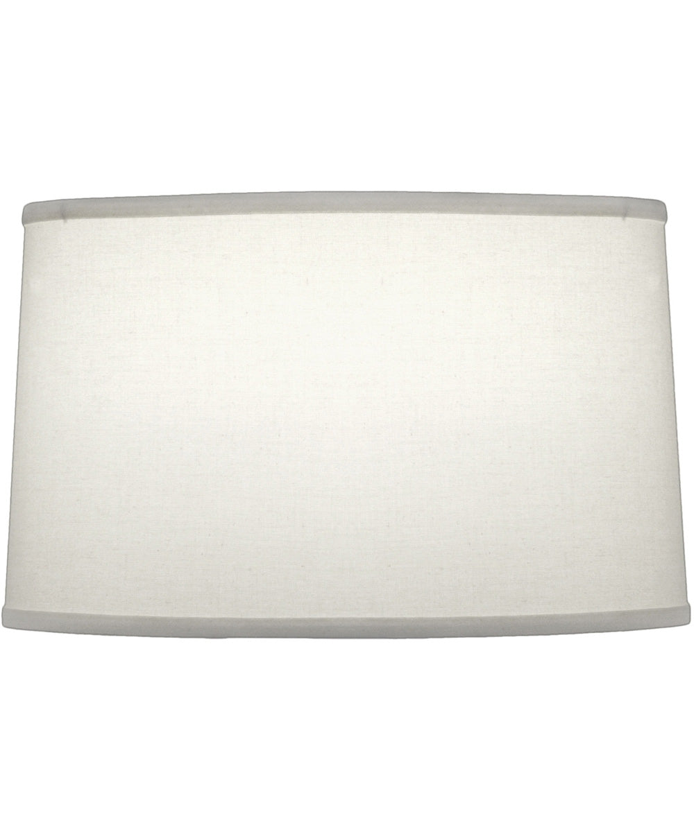 14x15x9 Natural Butcher Linen Drum Hardback Lampshade