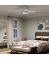 Nolyn V 52 in. 5-Blade Modern LED Ceiling Fan Matte White