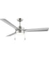 Axion I 52 in. 3-Blade Modern LED Ceiling Fan Brushed Nickel