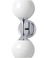 Neve 2-Light Wall Sconce Polished Chrome