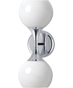Neve 2-Light Wall Sconce Polished Chrome