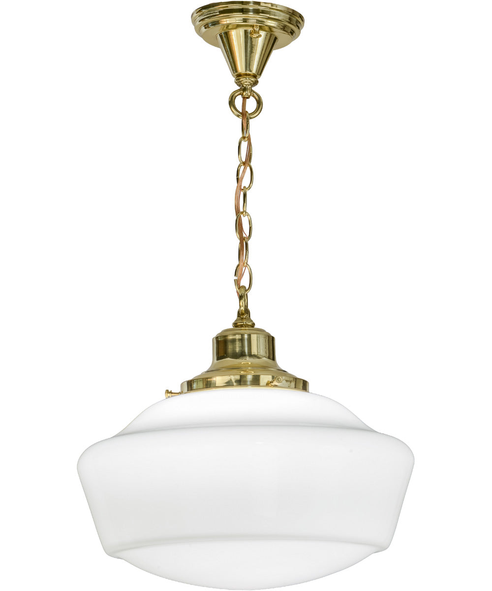16" Revival Schoolhouse Traditional Globe Pendant