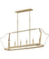 Arden 6-Light Linear Pendant Natural