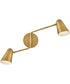 Birdie 2-Light Large Two Light Sconce in Lacquered Brass