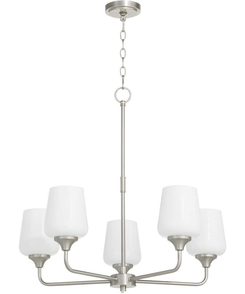 Raymond Chandelier Satin Nickel