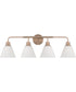 Pleated II 4-Light Lighting Premium Bronze