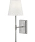 Beale 1-Light Medium Single Light Sconce in Antique Nickel