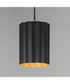 Primrose 1-Light Pendant Gold Leaf