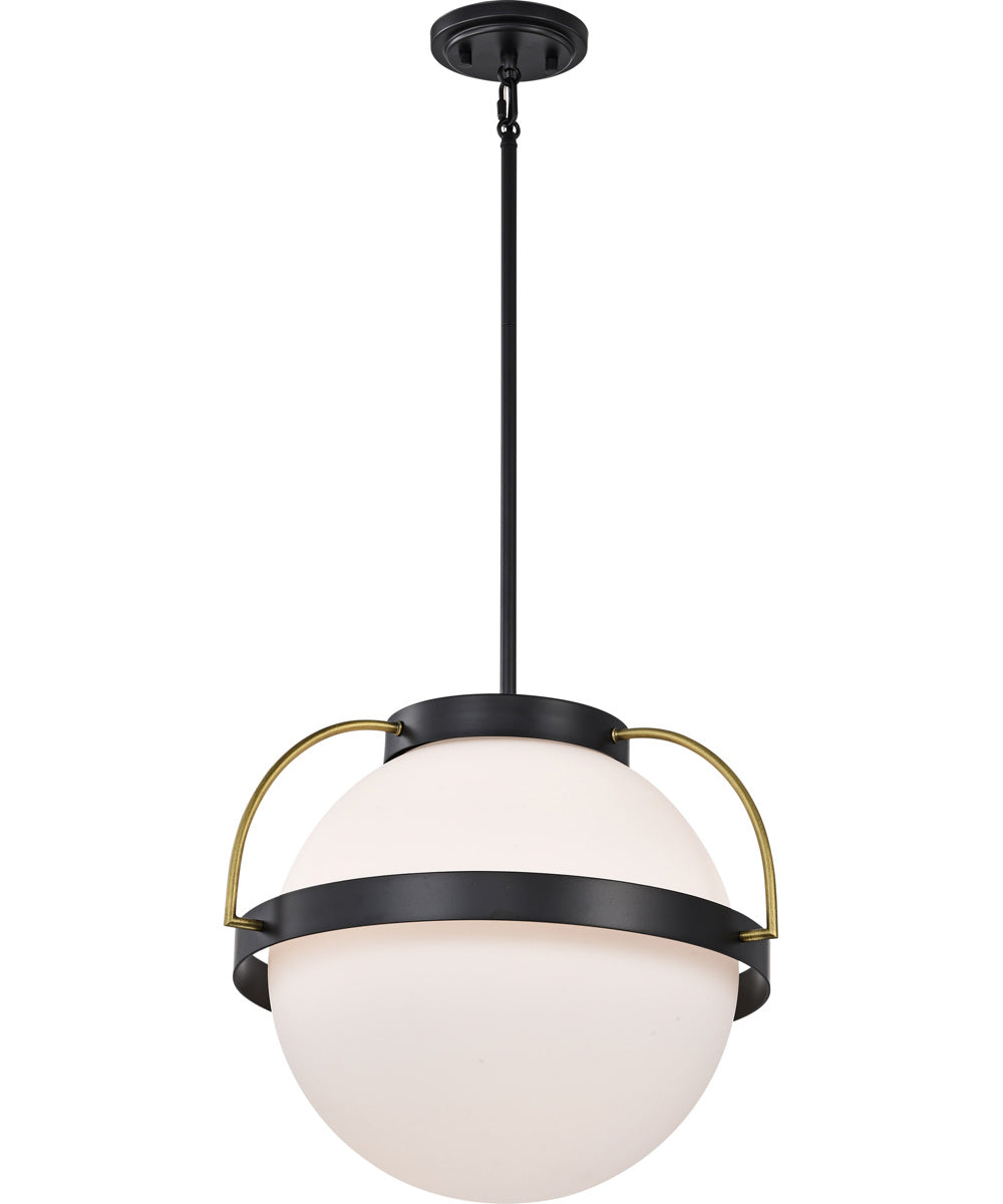 Lakeshore 1-Light Pendant Matte Black