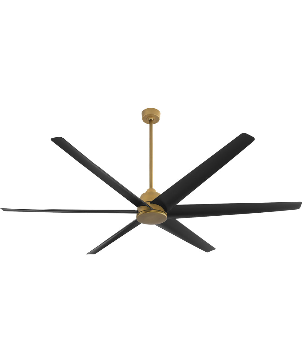 84" Spree Patio Ceiling Fan Brushed Brass