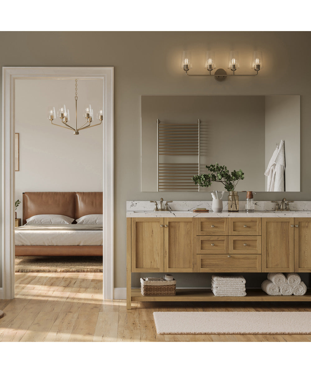 Celino 4-Light Bath & Vanity Brushed Nickel