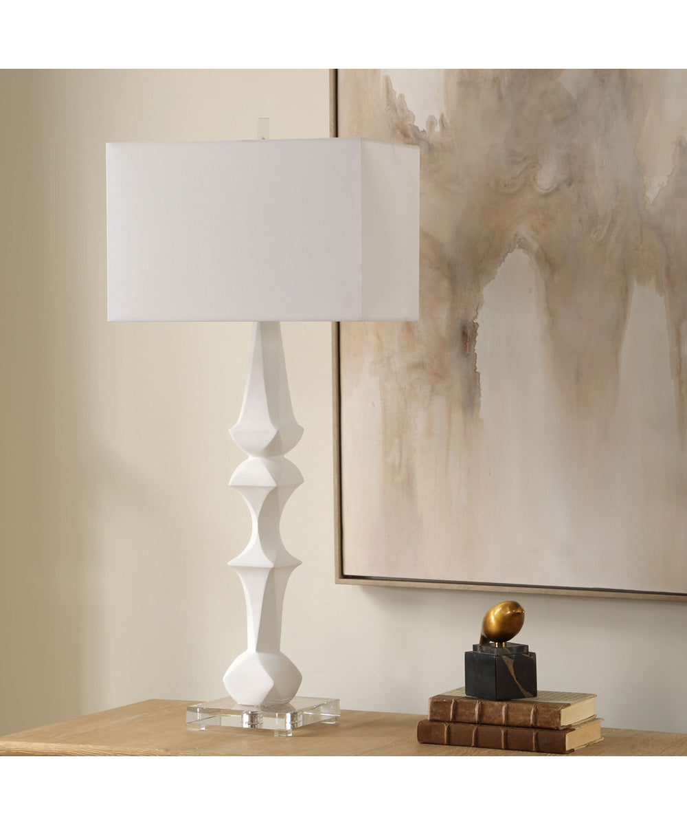 Mayme White Table Lamp