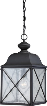 10"W Wingate 1-Light Outdoor Textured Black
